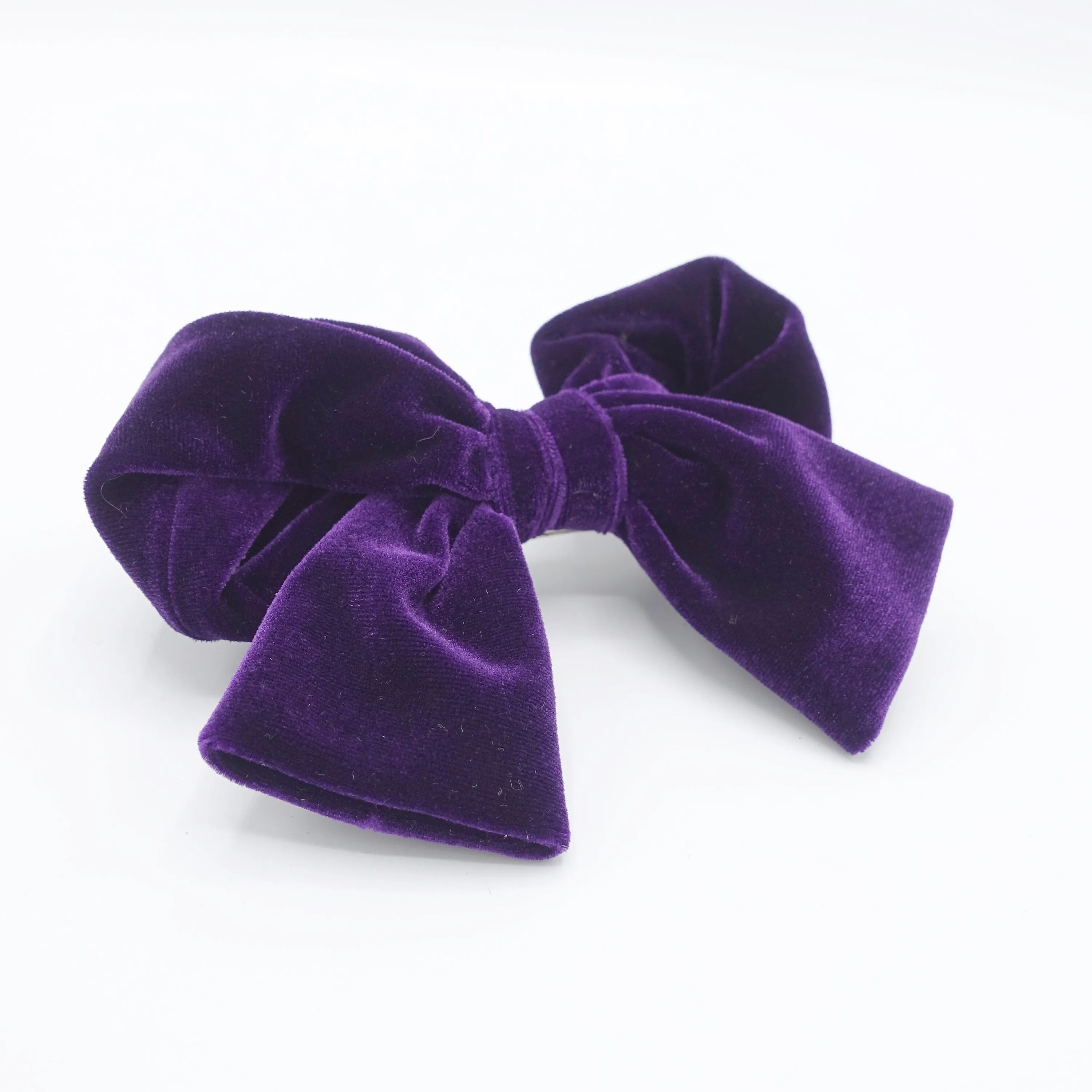 velvet wired bow hair accessory for women