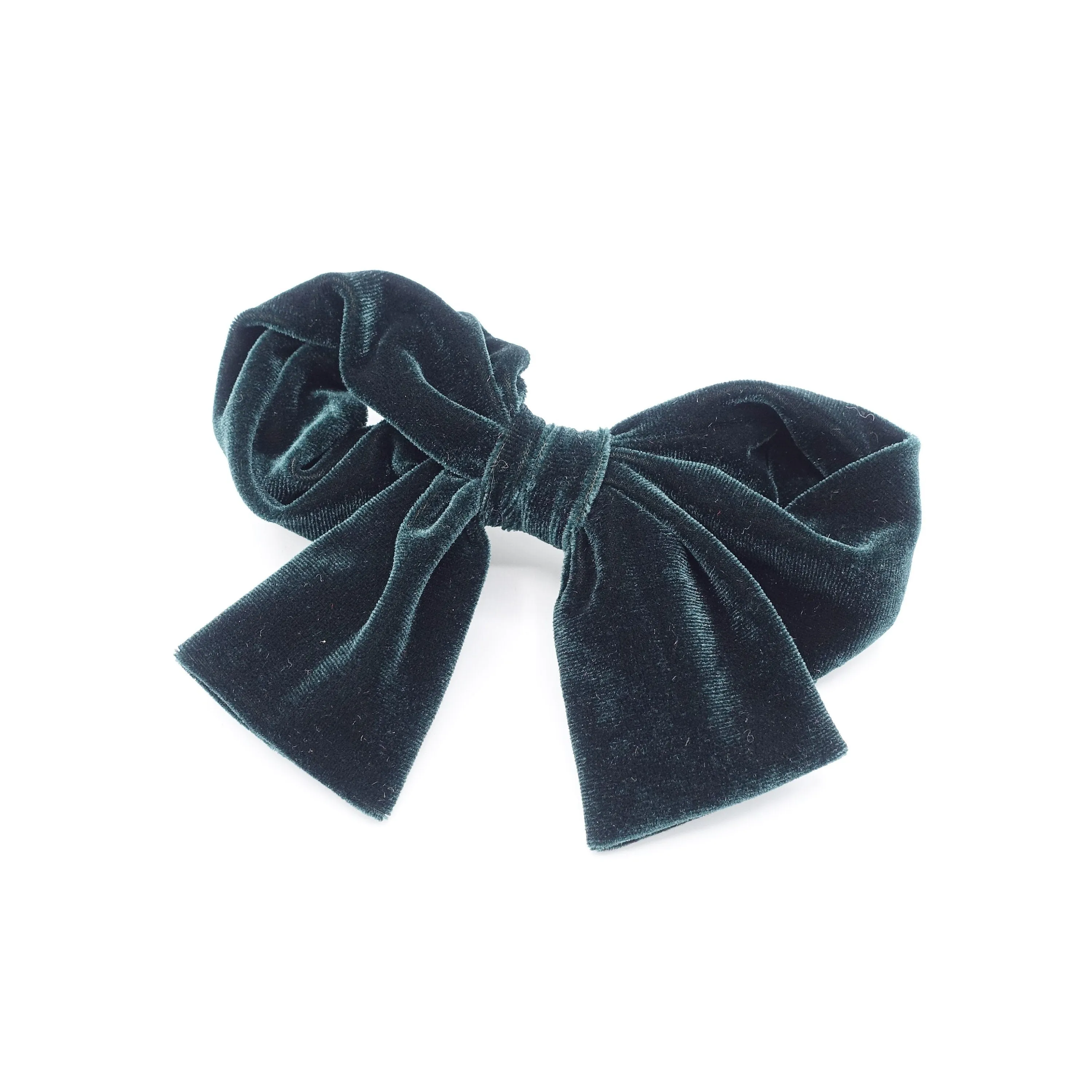 velvet wired bow hair accessory for women