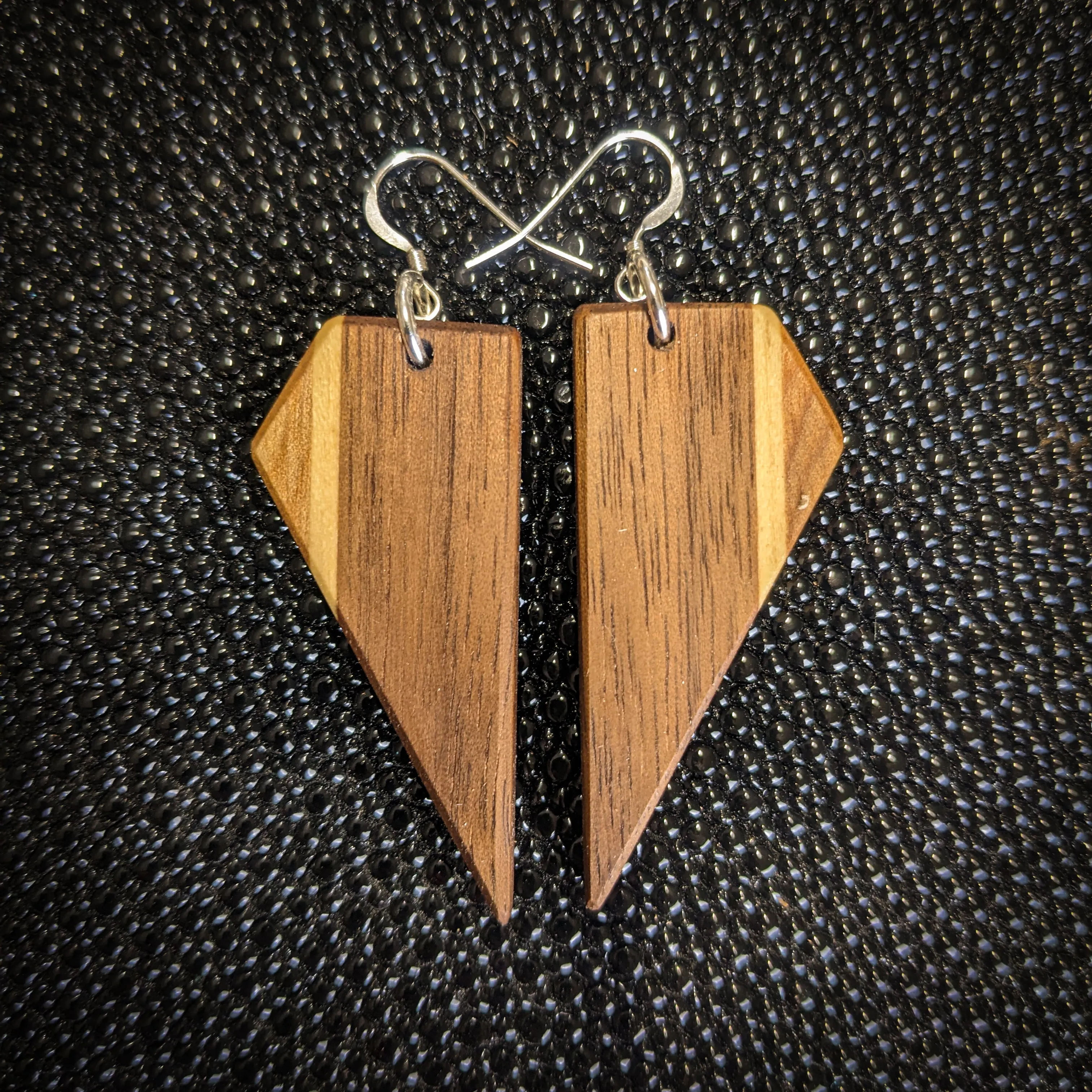 Walnut Point Dangle Earrings