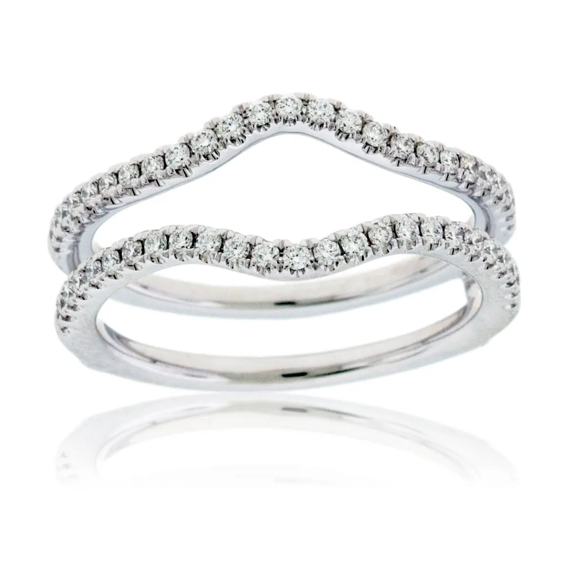 White Gold .37ctw Diamond Ring Jacket