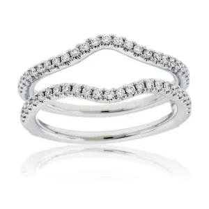 White Gold .37ctw Diamond Ring Jacket