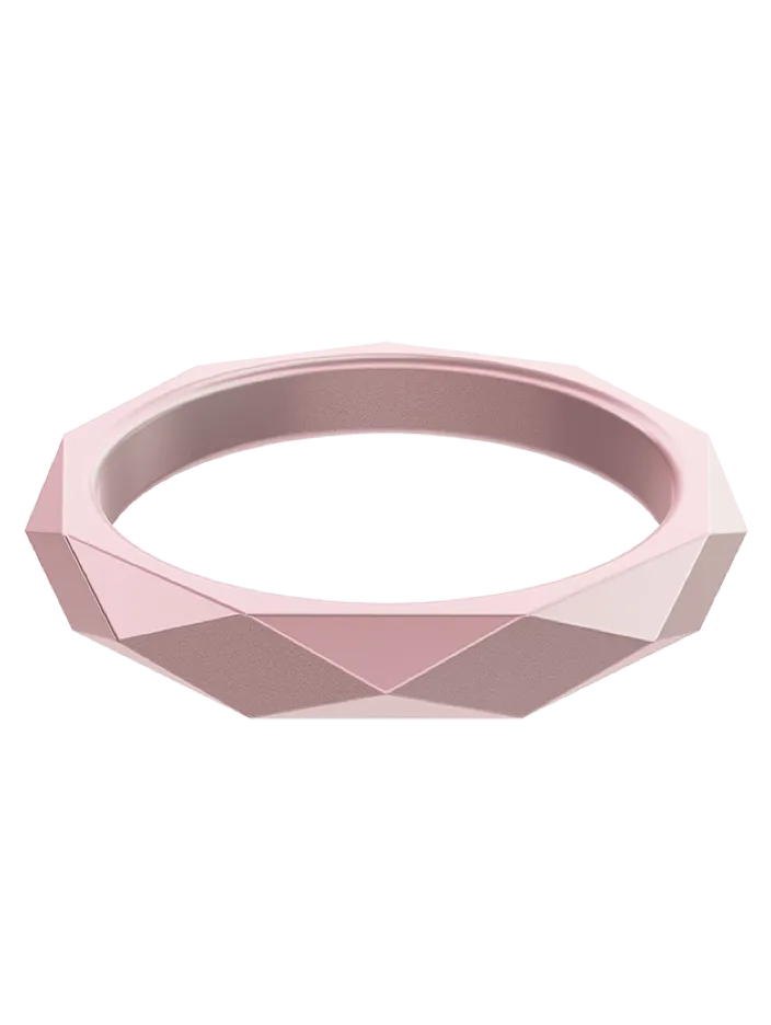 Women's Stackable Geo Silicone Ring