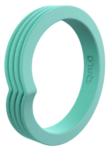 Women's Stackable Peak Silicone Ring